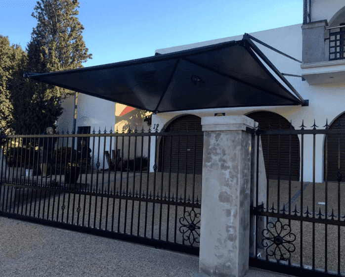 We installed a shade port cover for a client in Overberg, Western Cape 