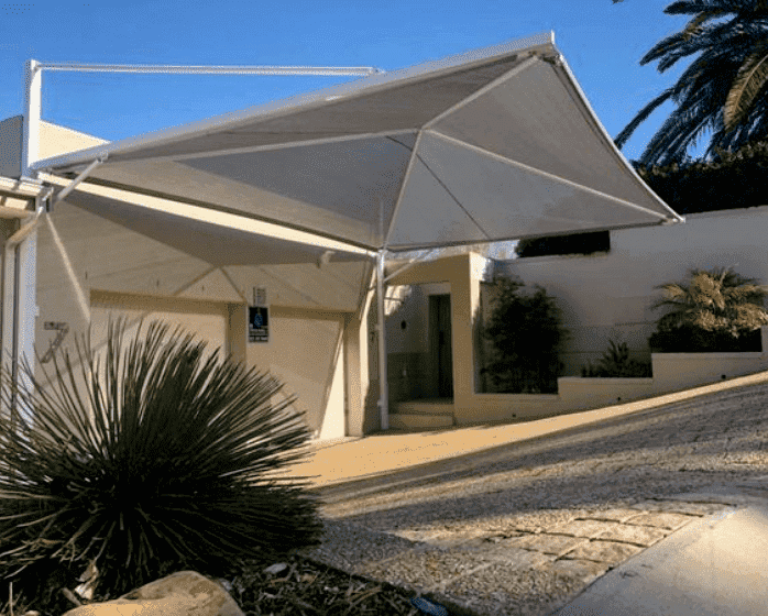Sun shade port cover for residential home in Kuils River, Cape Town 