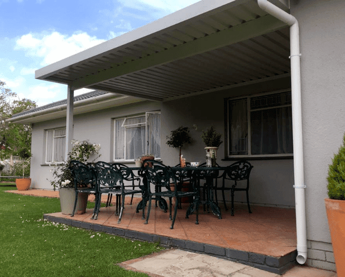 We installed a shade cover for a homes outdoor terrace