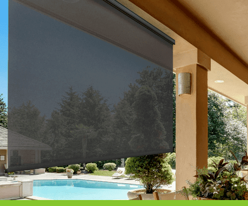 Outdoor blinds provides protection for your outdoor furniture