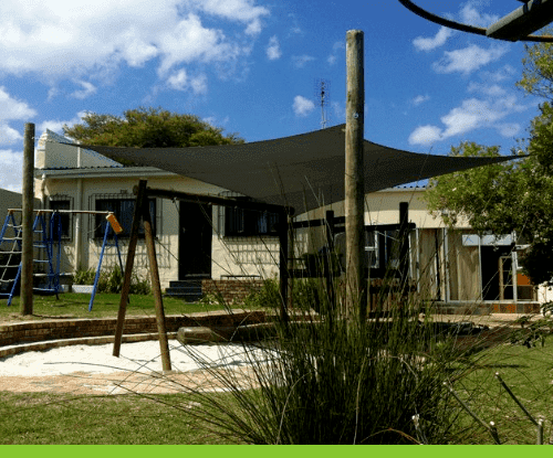 We install play area shade sails for residential customers 