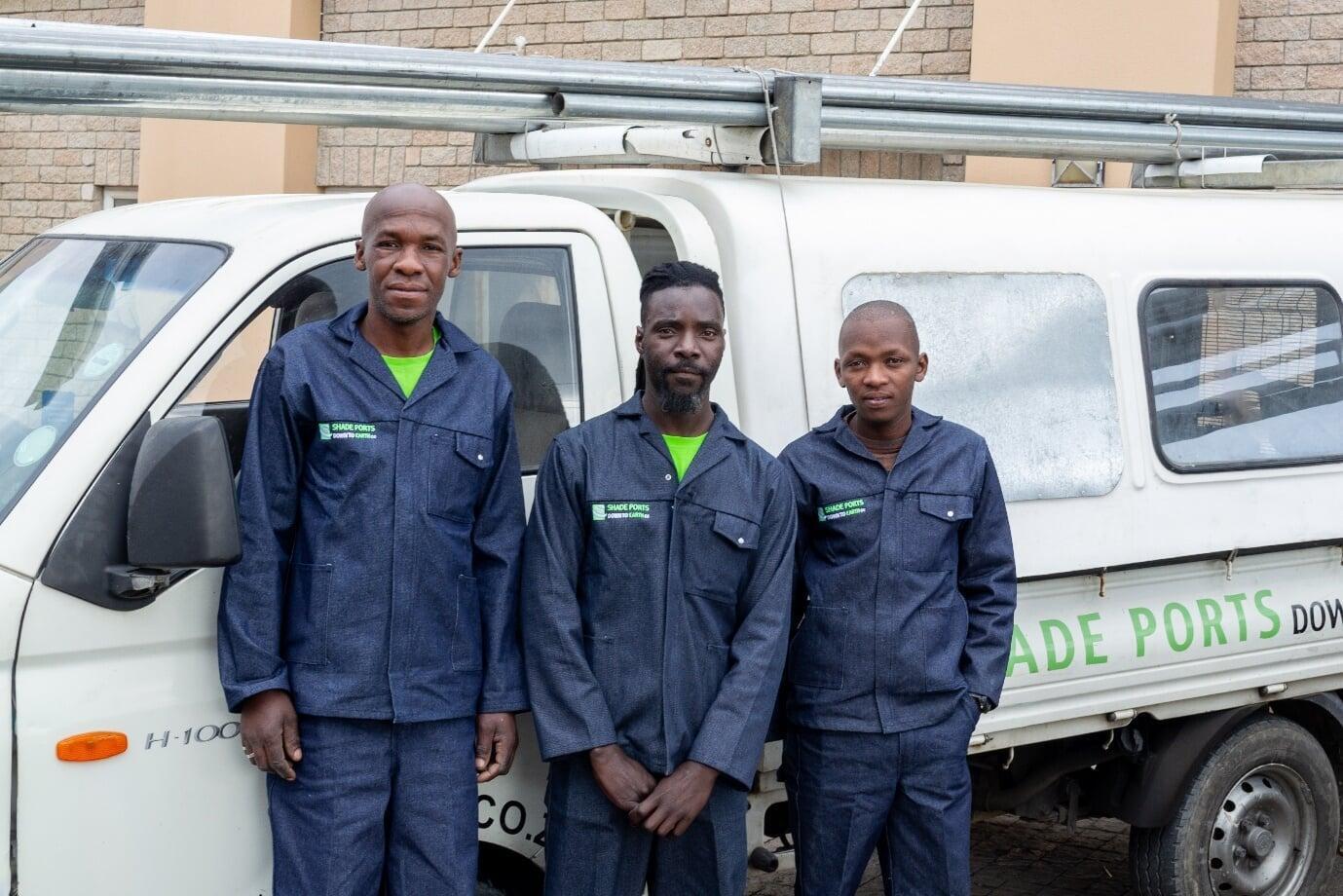 Team Truel, experts in large-scale site establishment, steel structure installations, and shadeport systems,